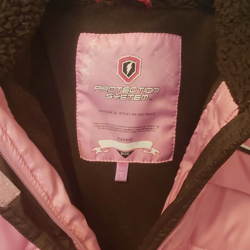 Protection‎ System Water & Wind Resistant  Girl's Hooded Winter Fleece Co…